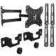Suporte TV Articulado Tri 14 a 55 Polegadas + Suporte Fixo Universal 13 a 70 LED LCD Smart TV Kit