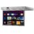 SYLVOX Smart TV flip down de 15,6 polegadas embaixo do armário cozinha TV Android 11.0 suporta rotação de 360 graus WiFi e conexão sem fio, design de armazenamento para cozinha, quarto, trailer, iate
