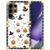 TAMEFOX Capa compatível com Samsung Galaxy S25 Ultra, Hallowed Pumpkin Ghost-M01, padrões requintados, TPU macio, à prova de choque, capa protetora para Samsung Galaxy S25 Ultra
