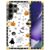 TAMEFOX Capa compatível com Samsung Galaxy S25 Ultra, Hallowed Pumpkin Ghost-M02, padrões requintados, TPU macio, à prova de choque, capa protetora para Samsung Galaxy S25 Ultra
