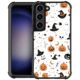 TAMEFOX Compatível com Samsung Galaxy S23 Plus, Hallowed Pumpkin Ghost-M01 Capa protetora durável de TPU macio mais forte à prova de choque antiderrapante para Samsung Galaxy S23 Plus