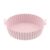 Tapete de Silicone Rosa para Air Fryer – Reutilizável, Antiaderente e Prático