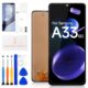 Tela de substituição para Samsung Galaxy A33 5G A356 para Galaxy A33 5G Display LCD para Samsung SM-A336E A336B digitalizador de tela LCD sensível ao toque conjunto completo com kit de reparo (preto