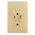 TOPGREENER 5.8A Ultra-High-Speed 3-Port USB Wall Outlet, 15A Tamper-Resistant Receptacles, Compatible with iPhone SE/11/XS/XR/X/8/7, Samsung Galaxy S20/S10/S9/S8/Note, LG, HTC & More, UL Listed, Gold