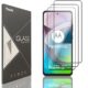 Tzstz Película protetora de tela de vidro temperado com 3 peças para Motorola Moto G22/E13/E32/E32s/G (2024)/G Play (2024) 6,5 polegadas, rigidez 9H, antiarranhões, película protetora de tela HD