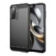 Vavies Capa para Galaxy A17 5G/Galaxy F17 Capa de fibra de carbono Slim Soft TPU Capa protetora à prova de choque à prova de choque para Samsung Galaxy A17 5G preta