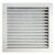 Ventilação de ar de alumínio branco com malha, grade de retorno HVAC para dutos de teto e parede, registro de ventilação com persiana com tela de insetos resistente ao clima