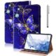 VODEFOX Capa para Samsung Galaxy Tab S10 FE/ S9 FE 10,9 polegadas/Galaxy Tab S9 11 polegadas, capa protetora de couro PU com compartimentos para cartão para Galaxy Tab S10 FE 2025 (borboleta diamante