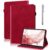 VODEFOX Capa para Samsung Galaxy Tab S10 FE/ S9 FE 27.7 cm/Galaxy Tab S9 11 polegadas, capa protetora de couro PU com compartimentos para cartões para Galaxy Tab S10 FE 2025 – vermelha