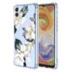 WEIOUHR Capa para Galaxy A04 4G Samsung M13 5Gphone, design de flor branca de TPU macio, à prova de choque, resistente a arranhões, leve, para Samsung Galaxy A04 4G (Magnólia)