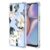 WEIOUHR Capa para Galaxy A10s Samsung A10s transparente macio TPU design de flor branca, capa protetora leve à prova de choque resistente a arranhões, para Samsung Galaxy A10s (Magnólia)