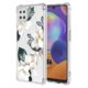 WEIOUHR Capa para Galaxy A12 4G Samsung A12 4G transparente macio TPU design de flor branca, à prova de choque, resistente a arranhões, capa protetora leve, para Samsung Galaxy A12 4G (Magnólia)