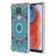 WEIOUHR Capa para Moto G Play 2021 Capa protetora de TPU macio transparente, design em relevo verde, resistente a arranhões, proteção leve, para Motorola G Play 2021 (verde pavão)