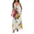 Xvceng Vestido longo de verão 2025, sem mangas, costas nuas, ombros de fora, decote em V, roupas de festa, Multicolorido (7), GG
