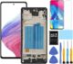 ZTOOYO Substituição de tela para Samsung Galaxy A53 5G com moldura para Samsung A53 kit de substituição de tela A536u A256a A536w A536e LCD Touch Display digitalizador com ferramentas